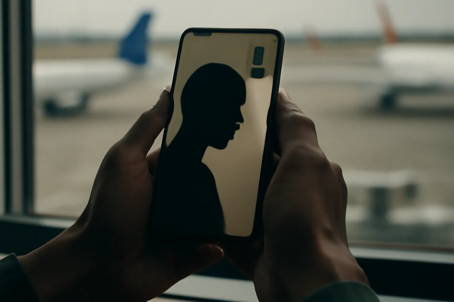 Personne en appel vidéo de nuit dans une relation à distance